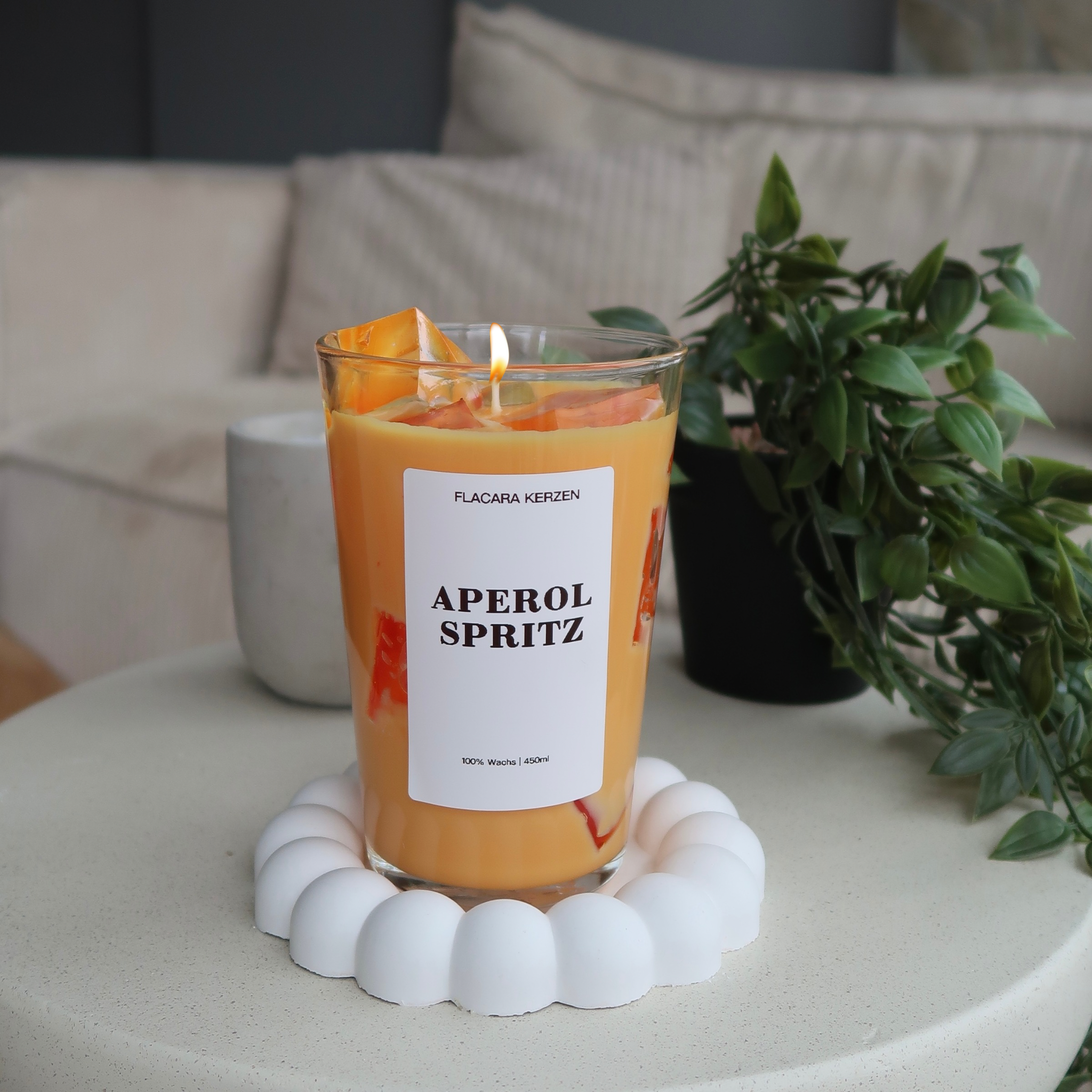Aperol Spritz Kerze