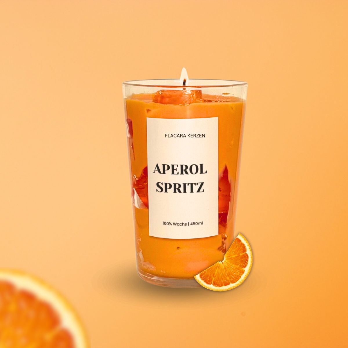 Aperol Spritz Kerze