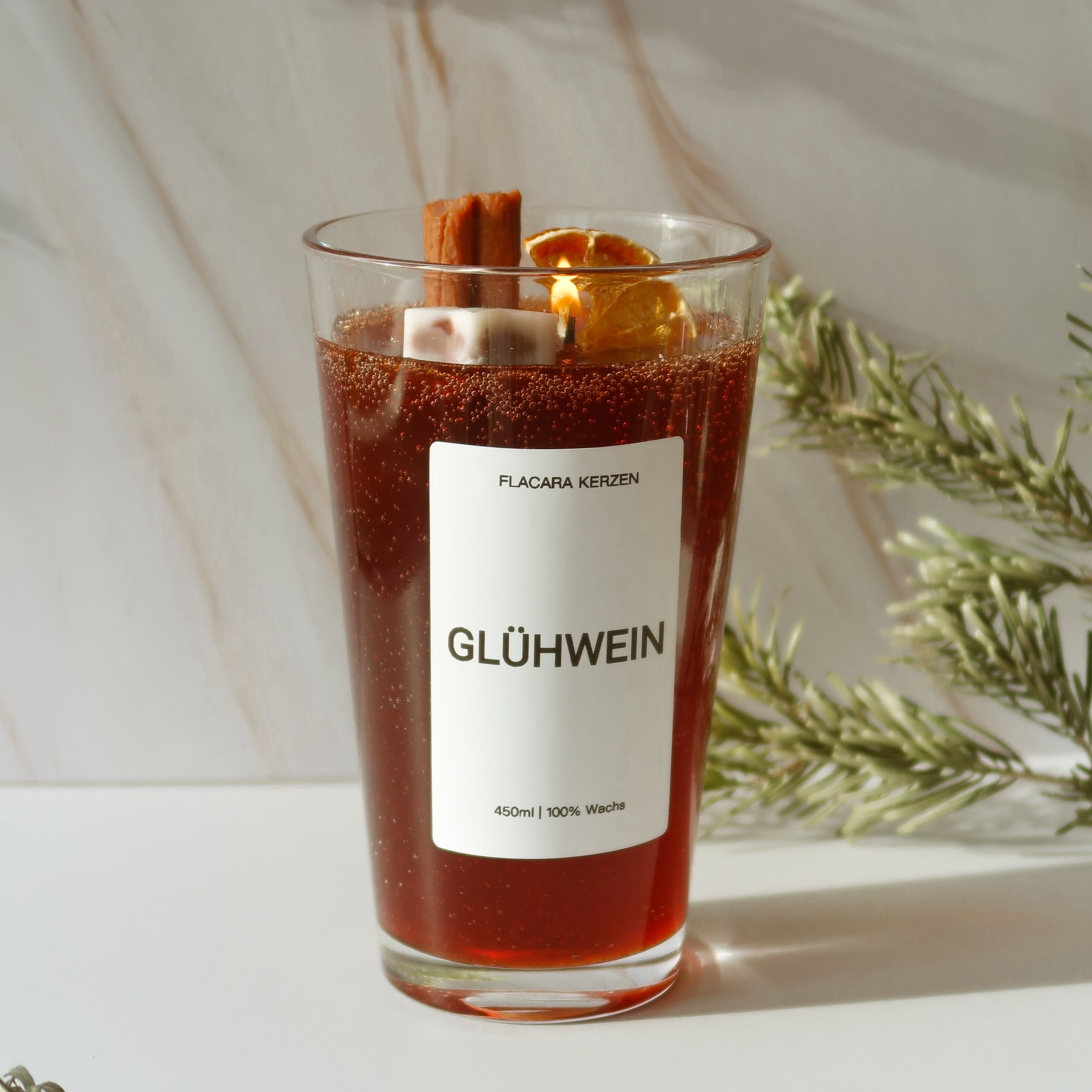 Glühwein Kerze