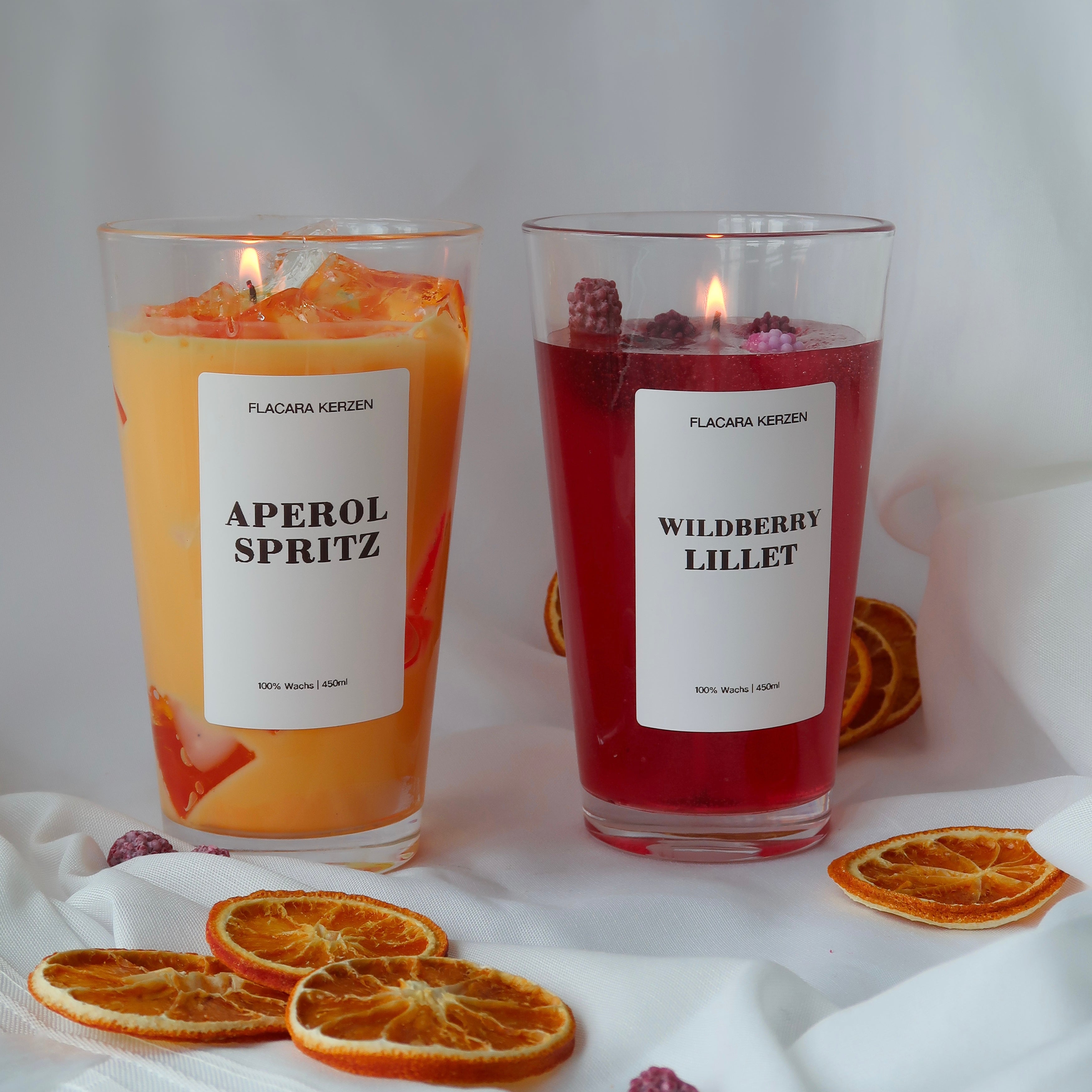 SUMMERSALE: Duo - Aperol & Lillet Kerze