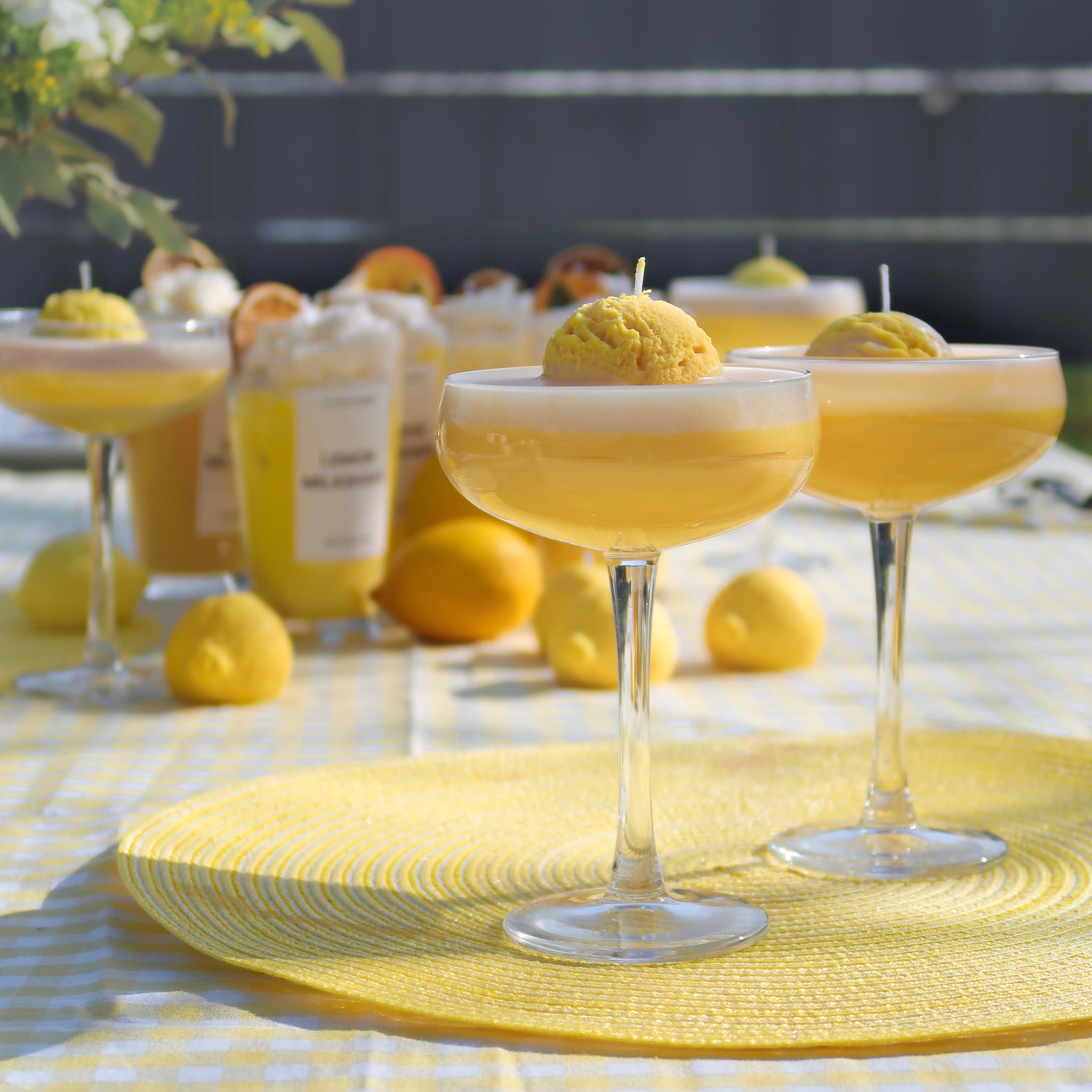 Lemon-Bundle: 3 Duftkerzen