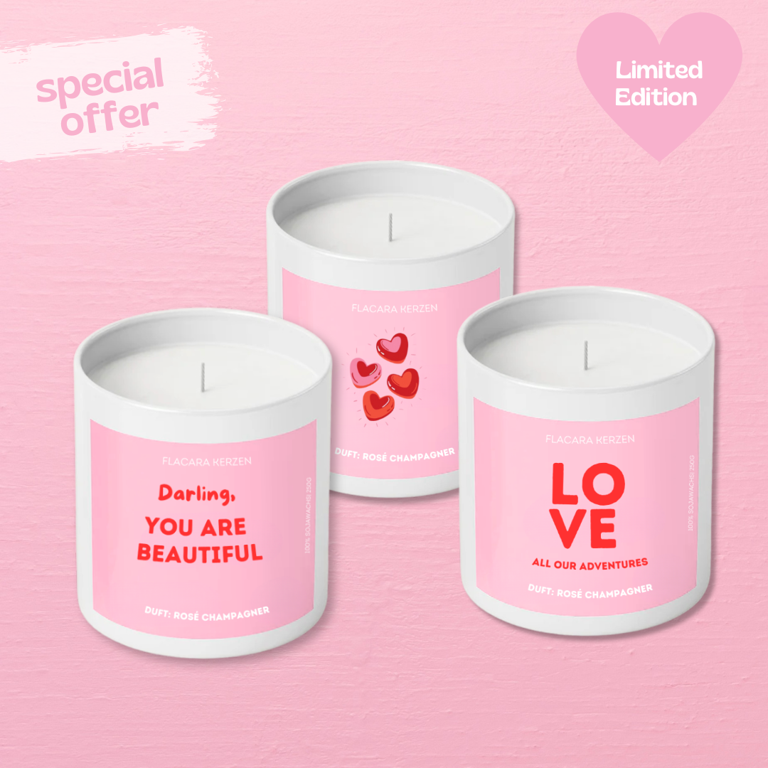 Bundle: 3 Pure Love Kerzen