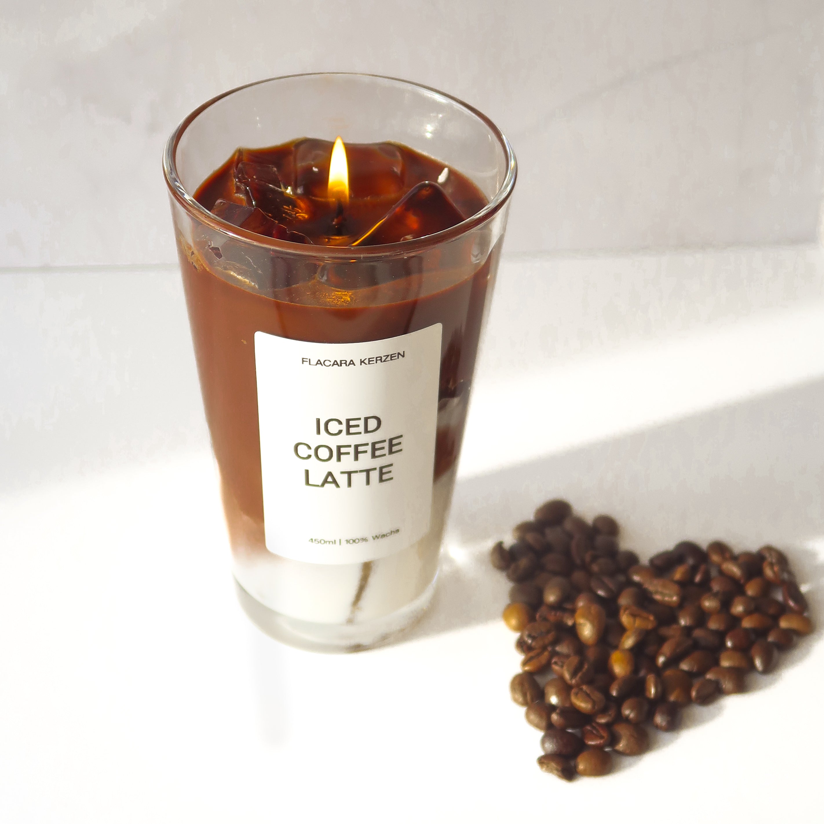 Iced Coffee Latte Kerze
