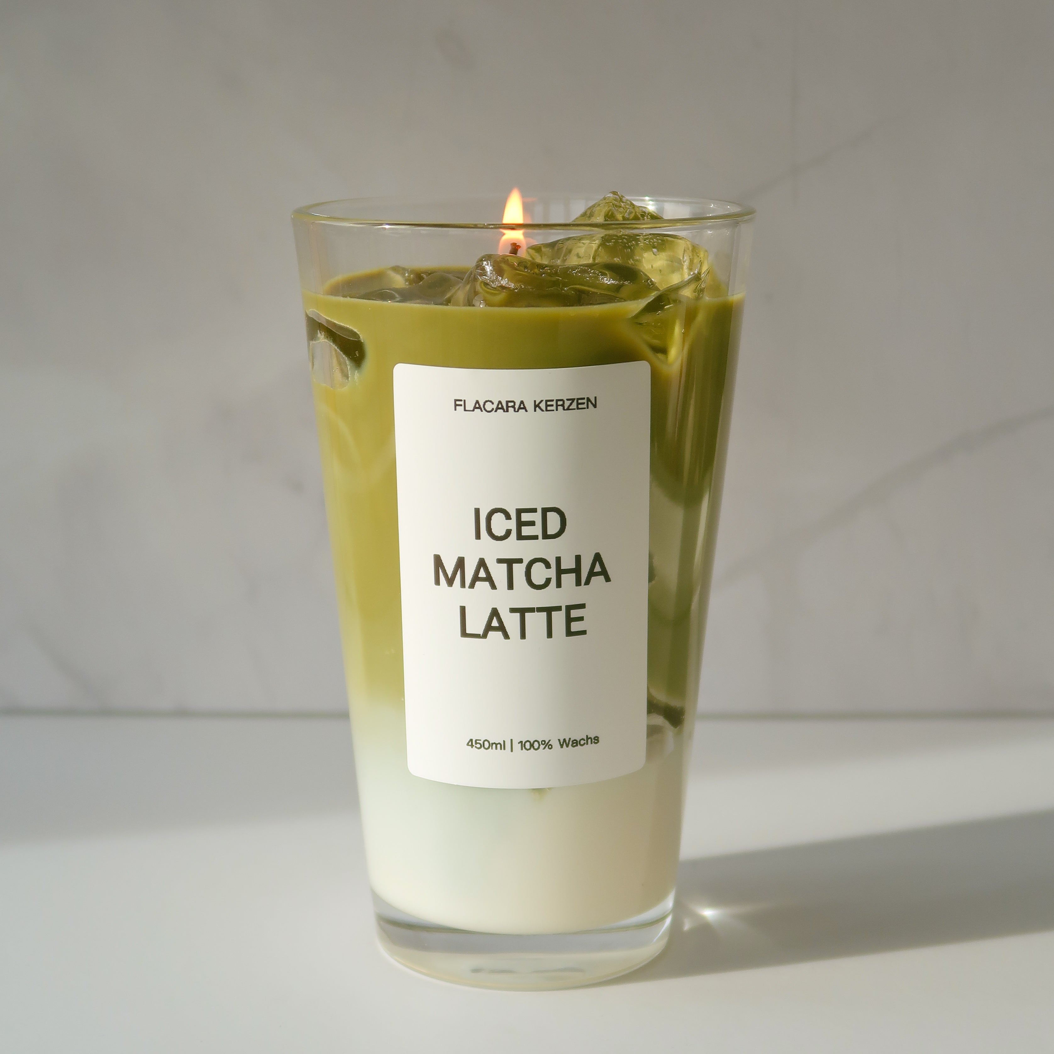 Iced Matcha Latte Kerze
