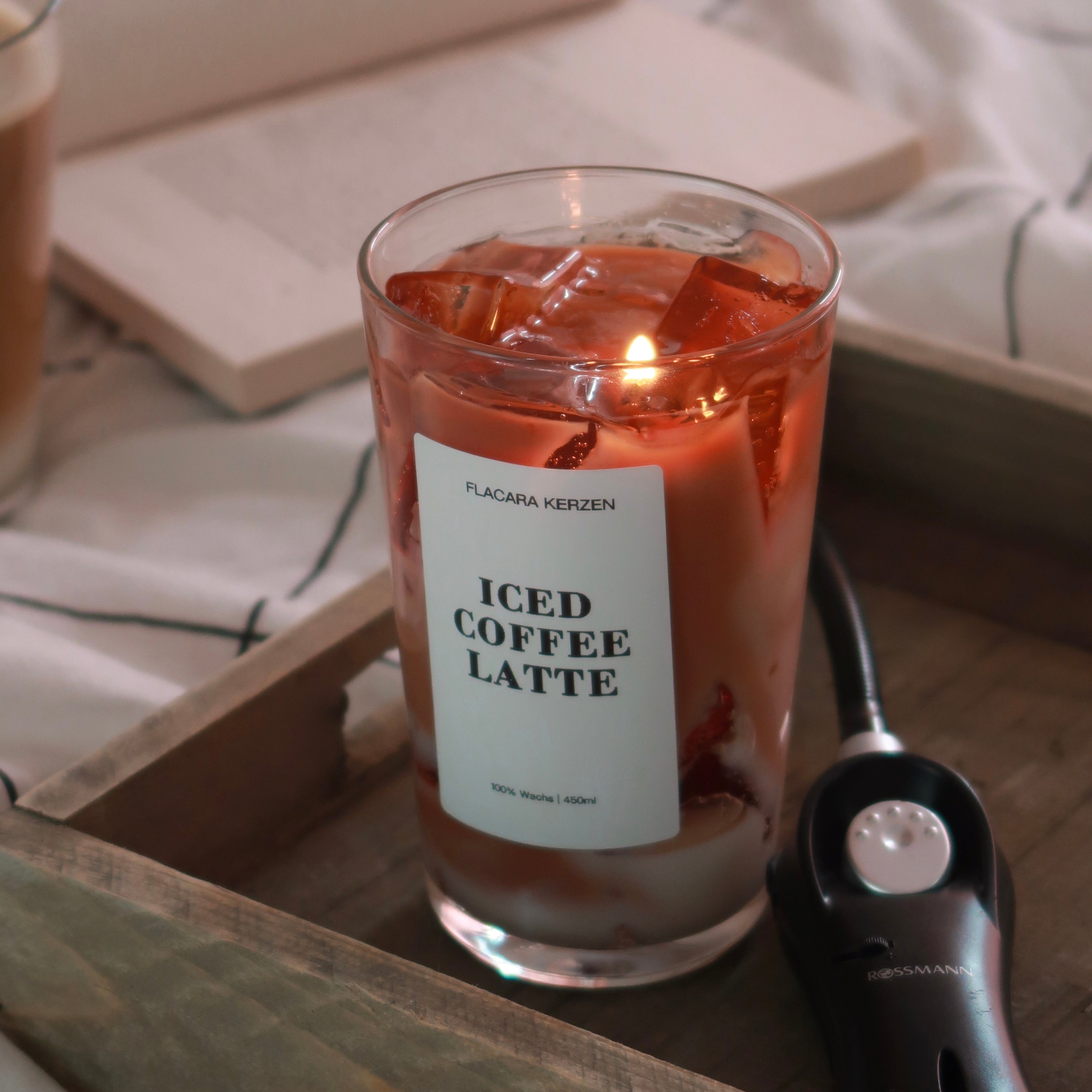 Iced Coffee Latte Kerze