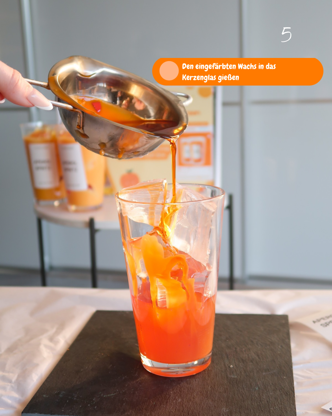 DIY Box: 2 Aperol Spritz Candles