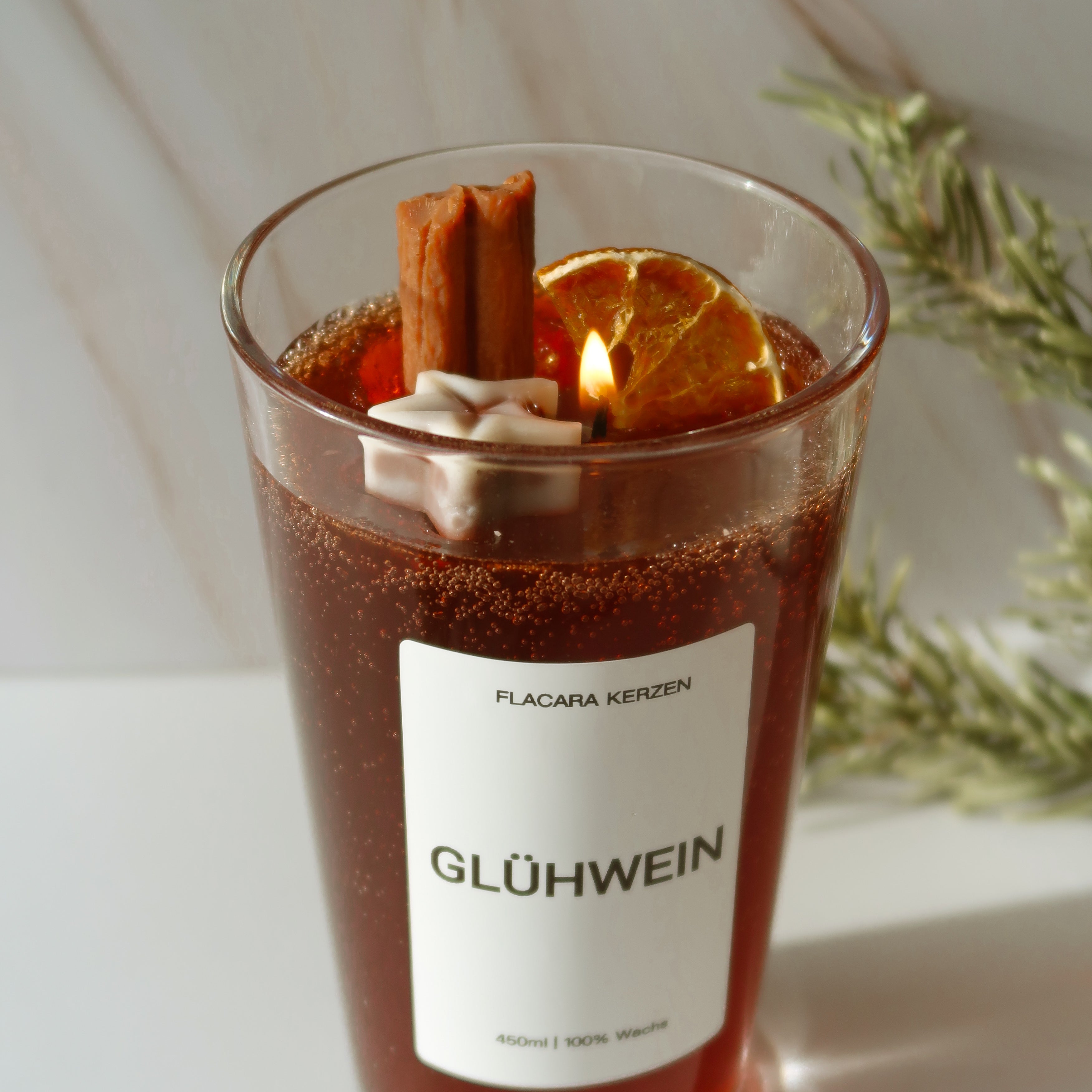 Glühwein Kerze