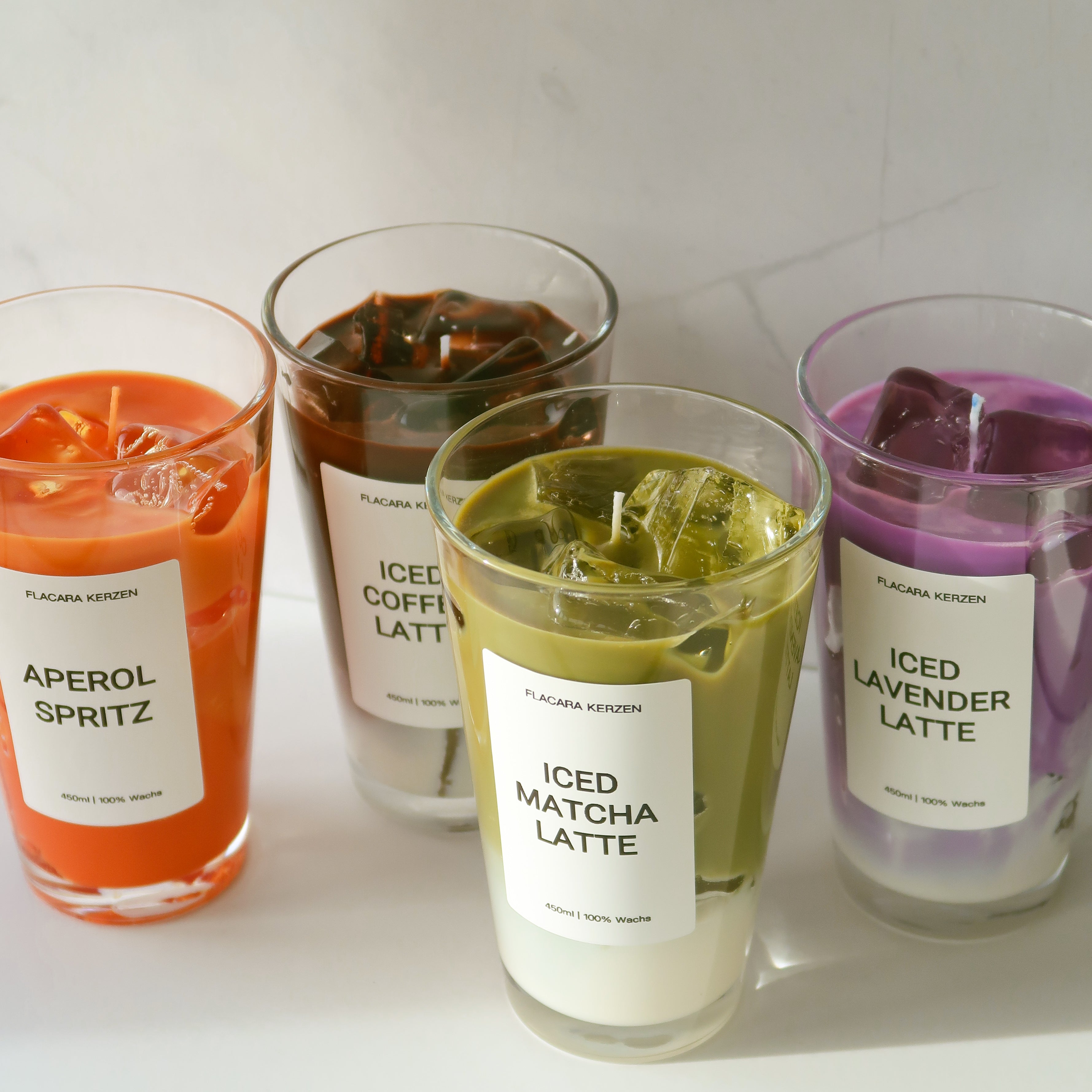 Spar-Set: 4 Getränke Kerzen