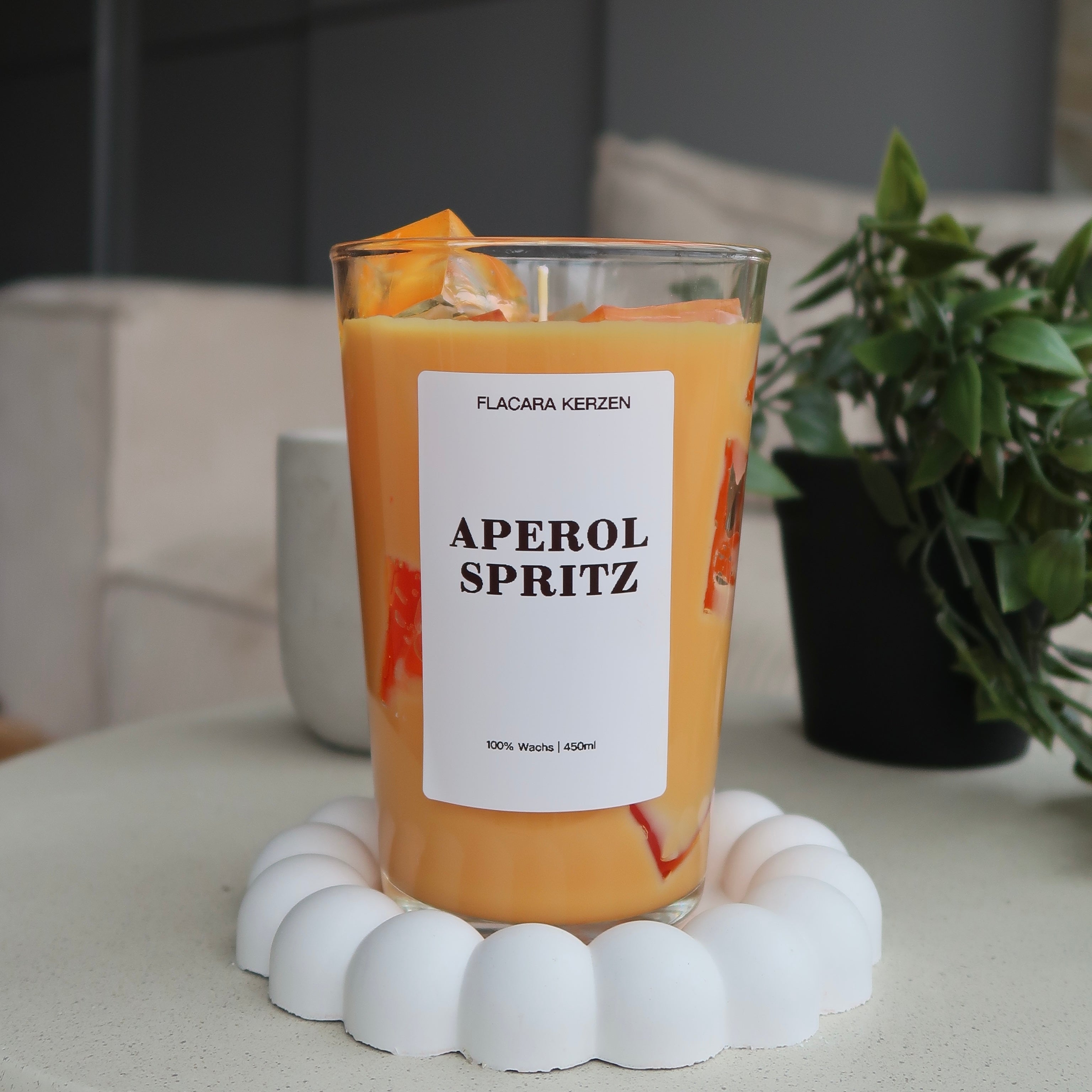 Aperol Spritz Kerze