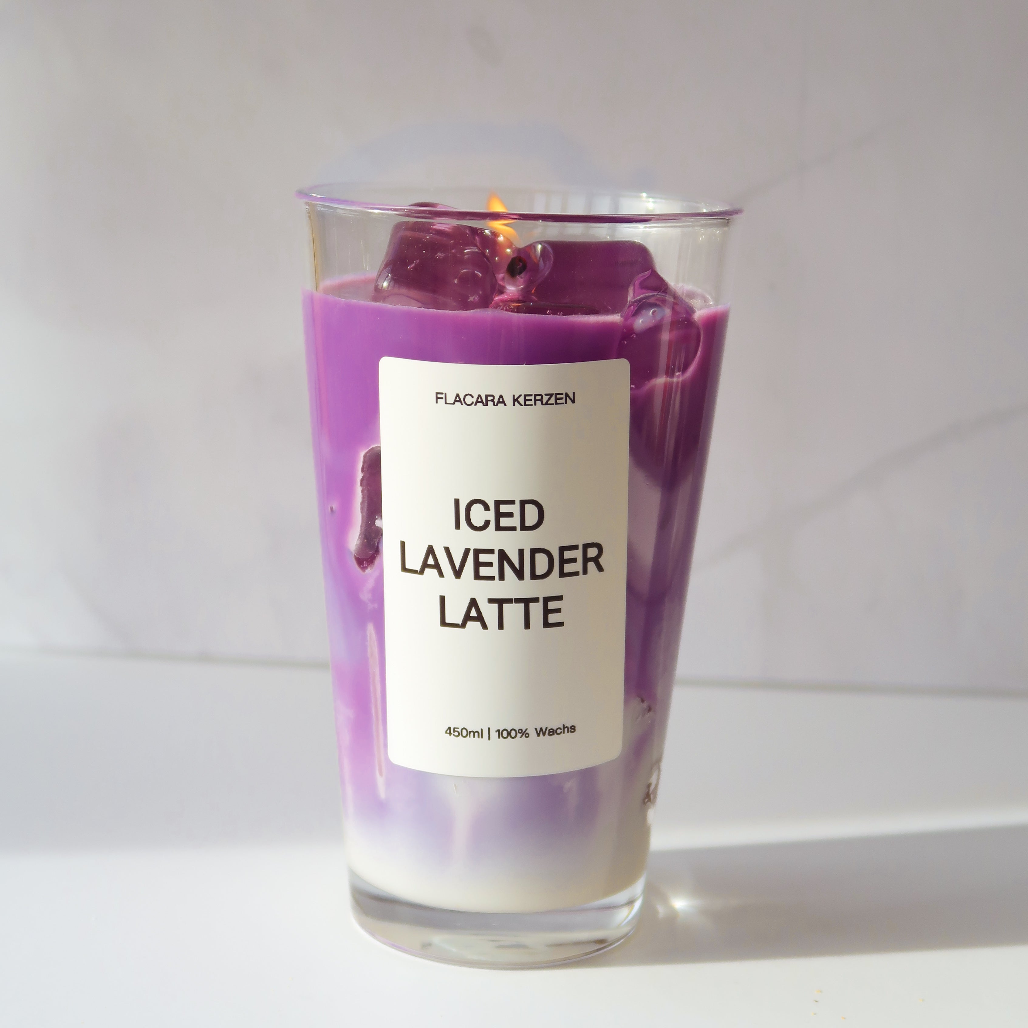 Iced Lavender Latte Kerze