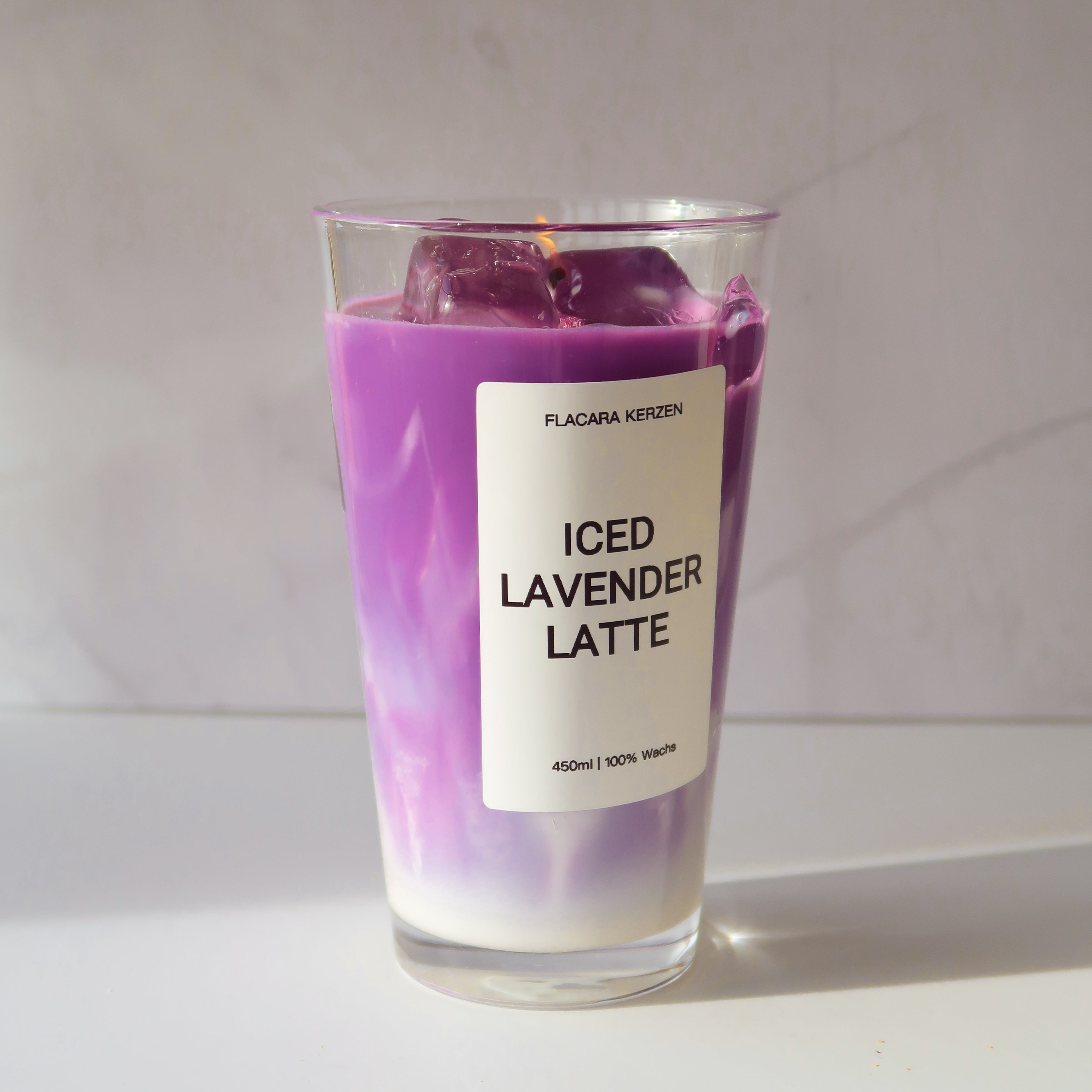 Iced Lavender Latte Kerze