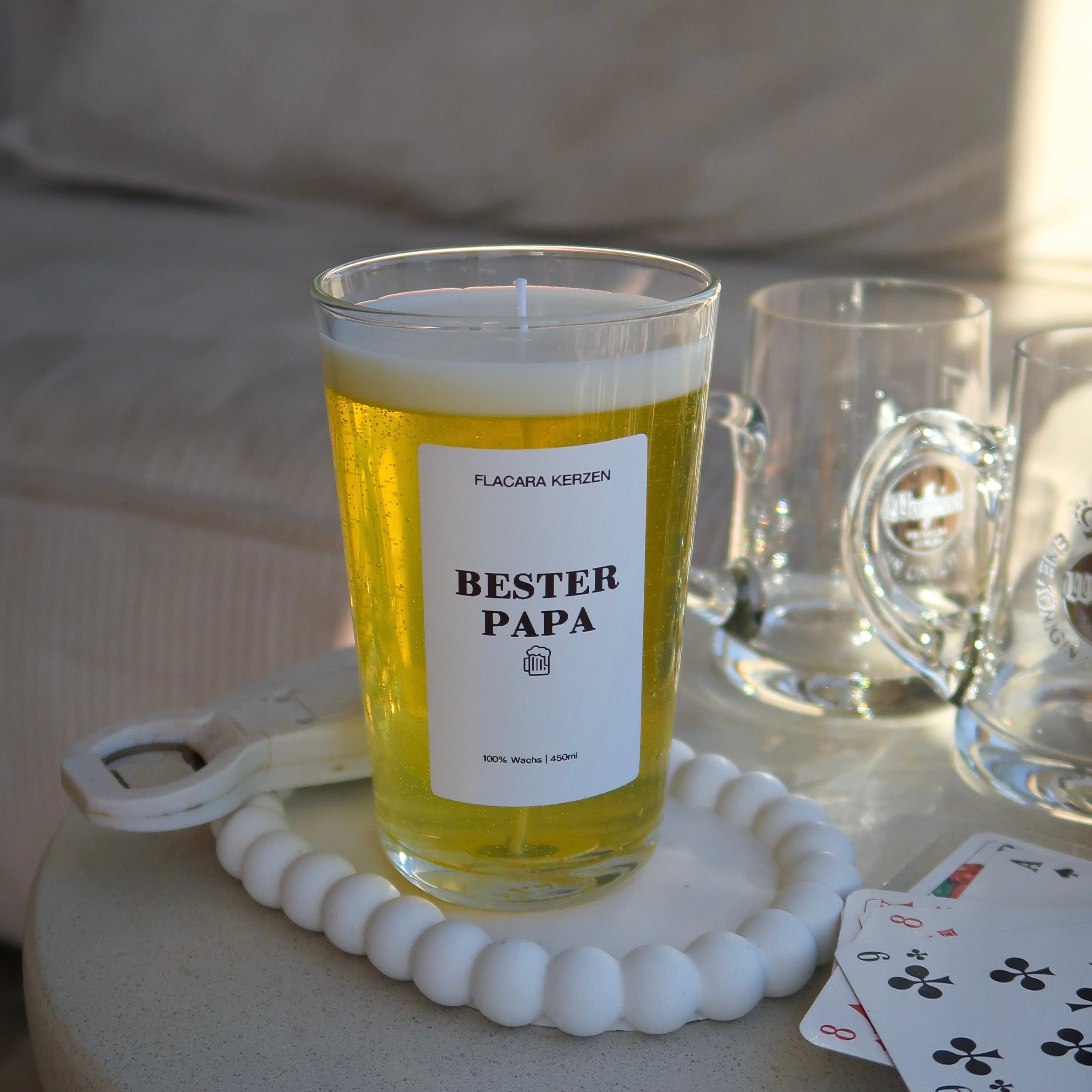 Vatertags Bier-Kerze