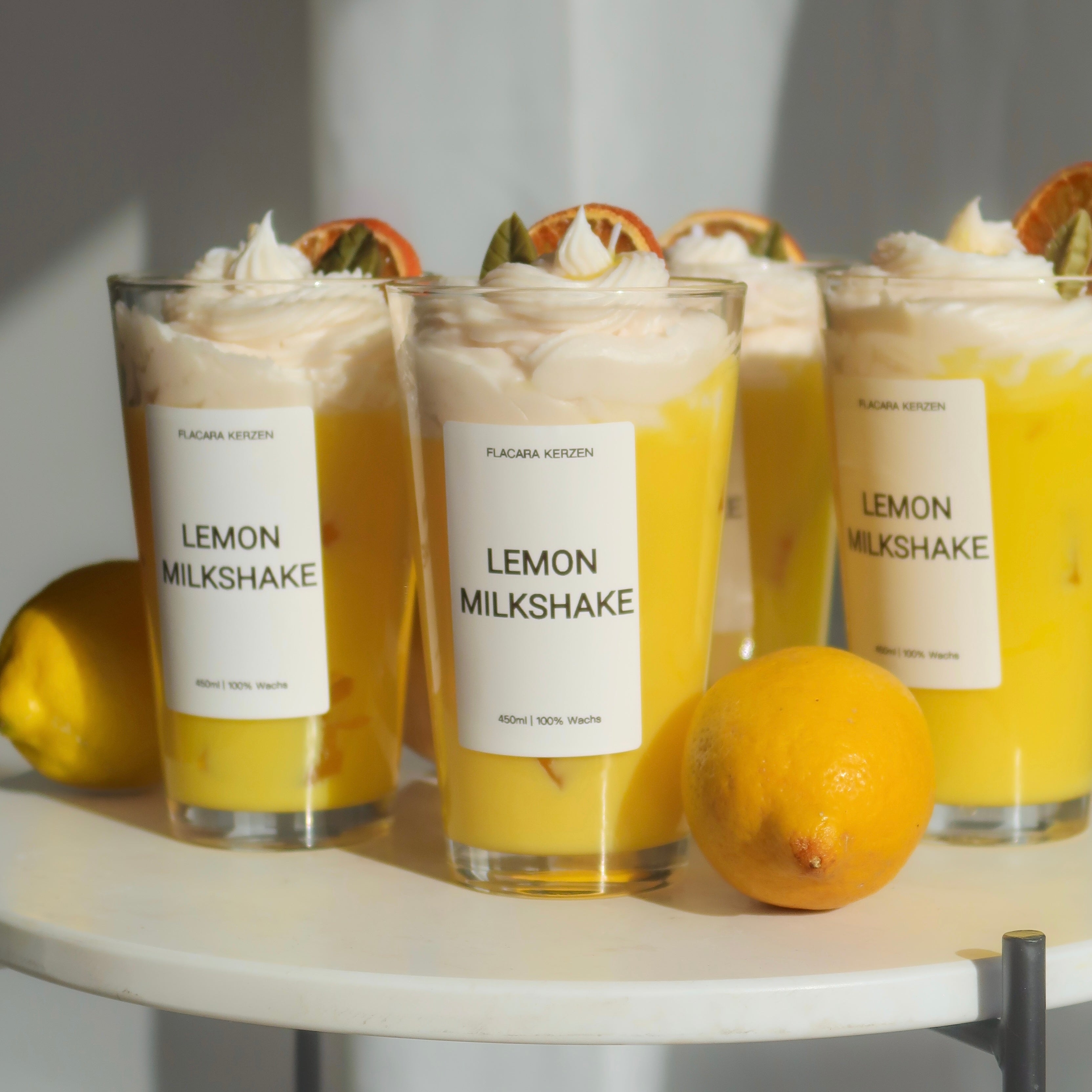 Lemon Milkshake Kerze