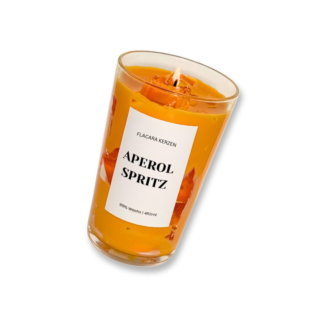 Aperol Spritz Kerze