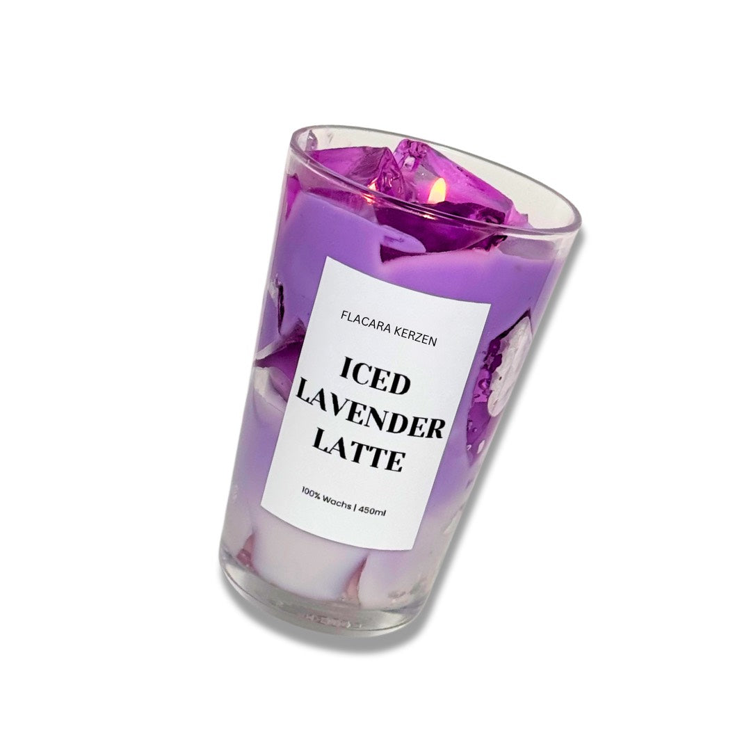 Iced Lavender Latte Kerze