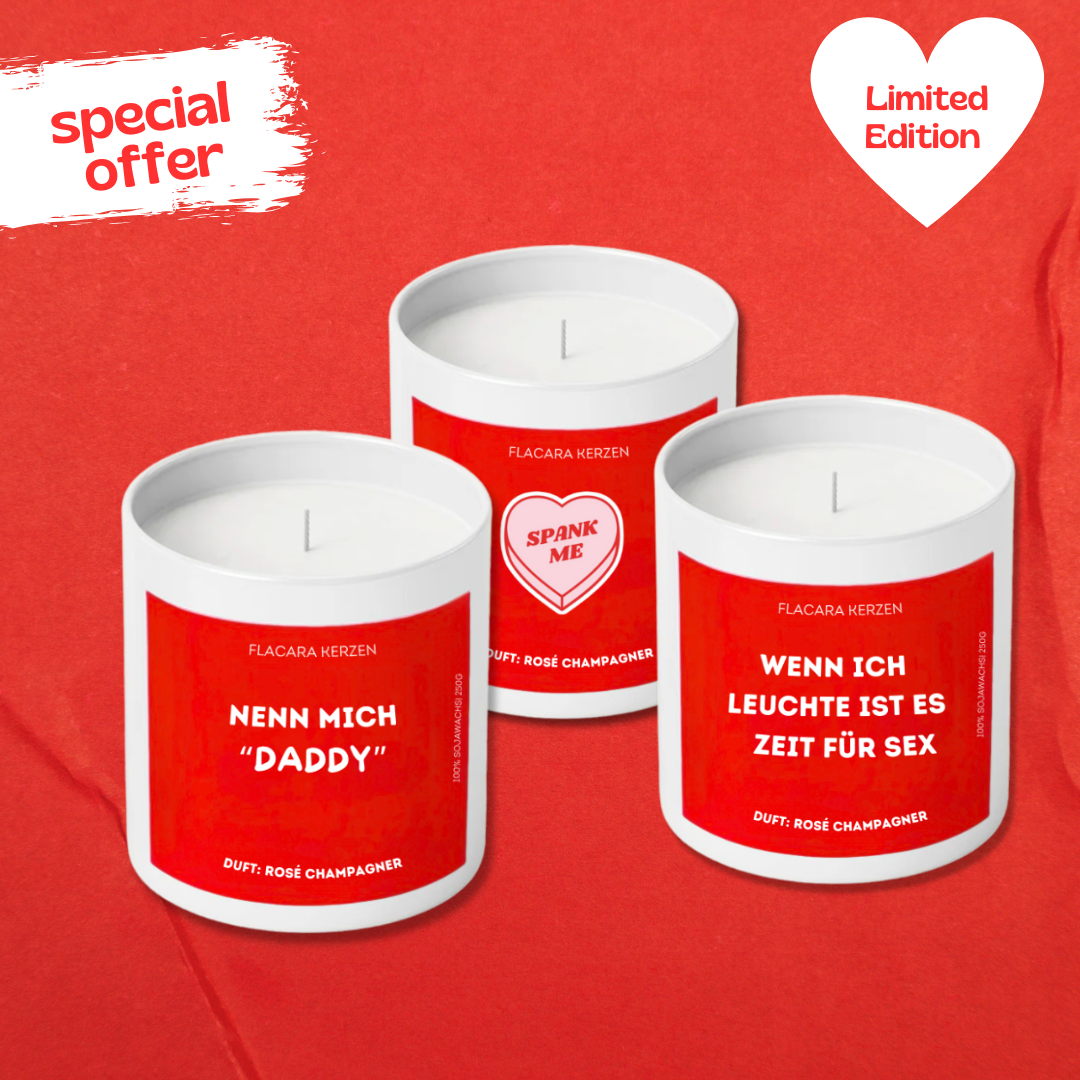 Bundle: 3 Fire Love Kerzen