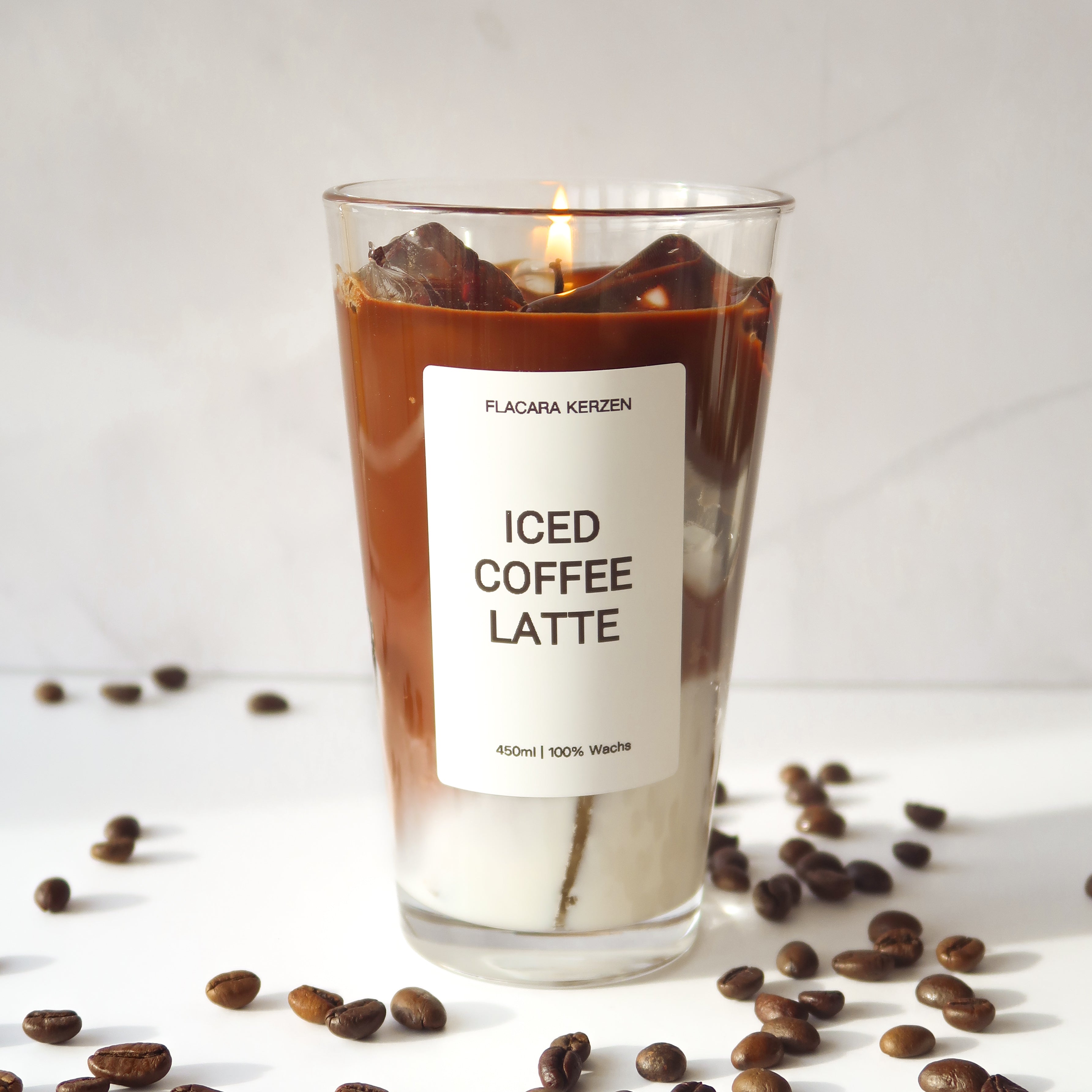 Iced Coffee Latte Kerze