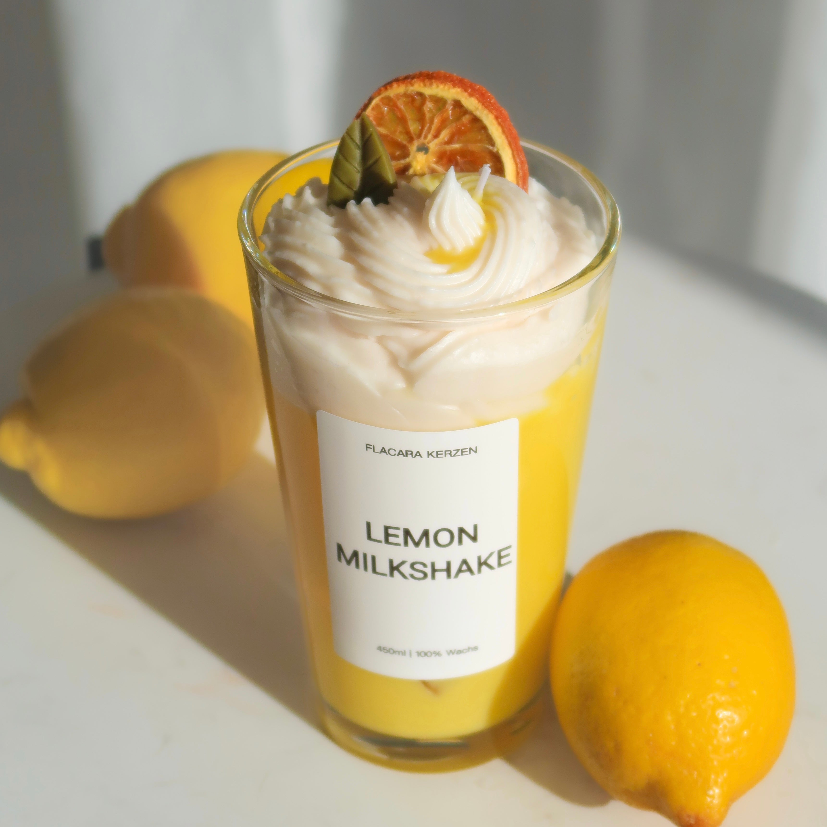 Lemon Milkshake Kerze