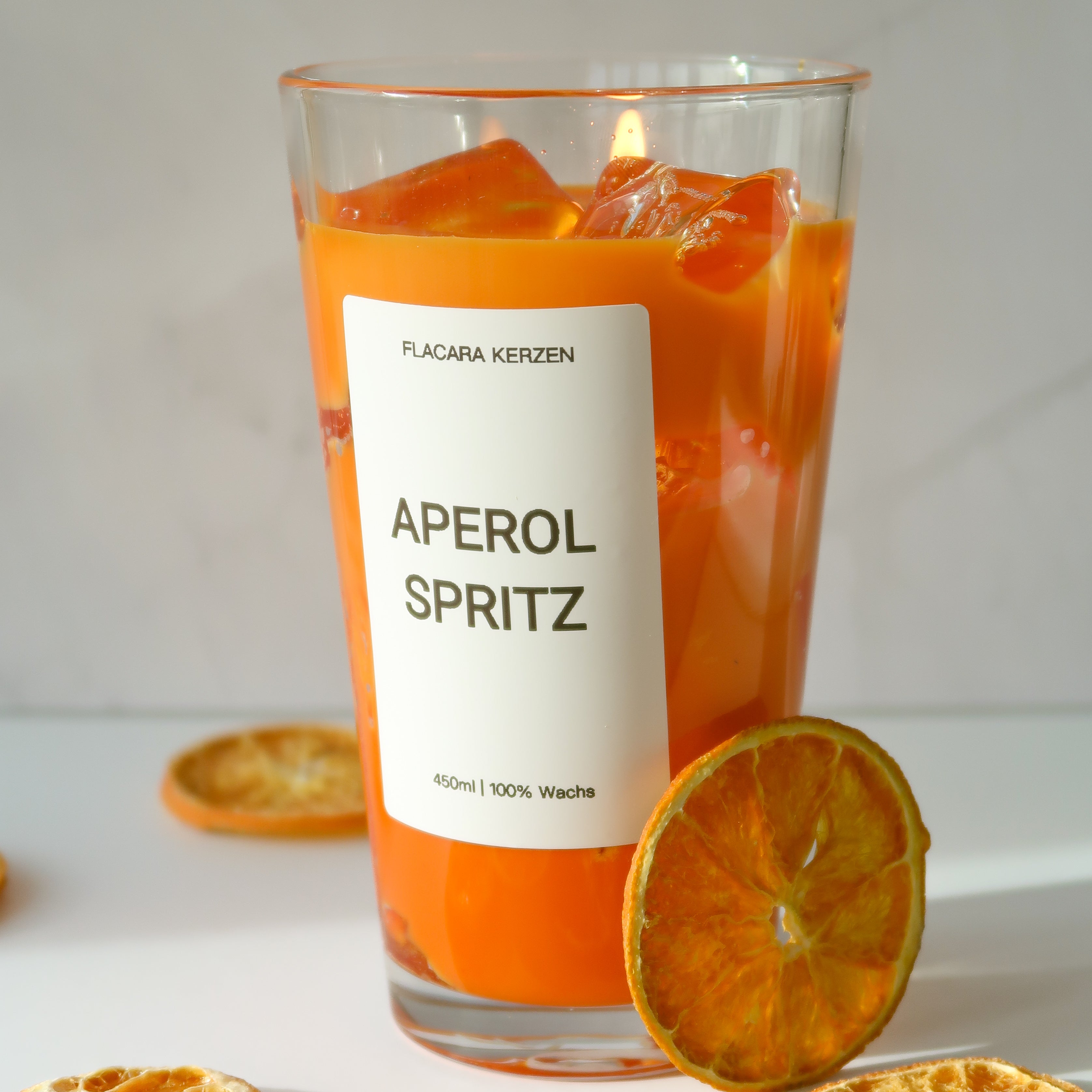 Aperol Spritz Kerze