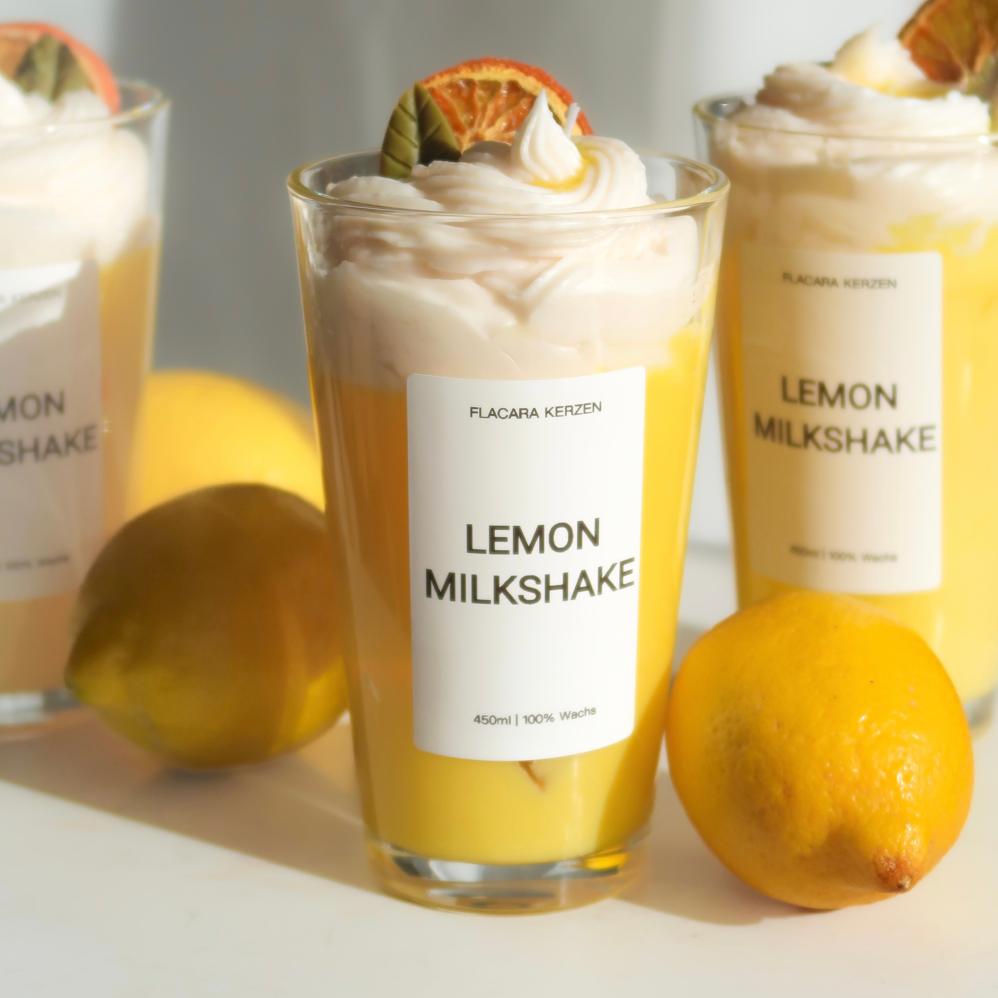 Lemon Milkshake Kerze