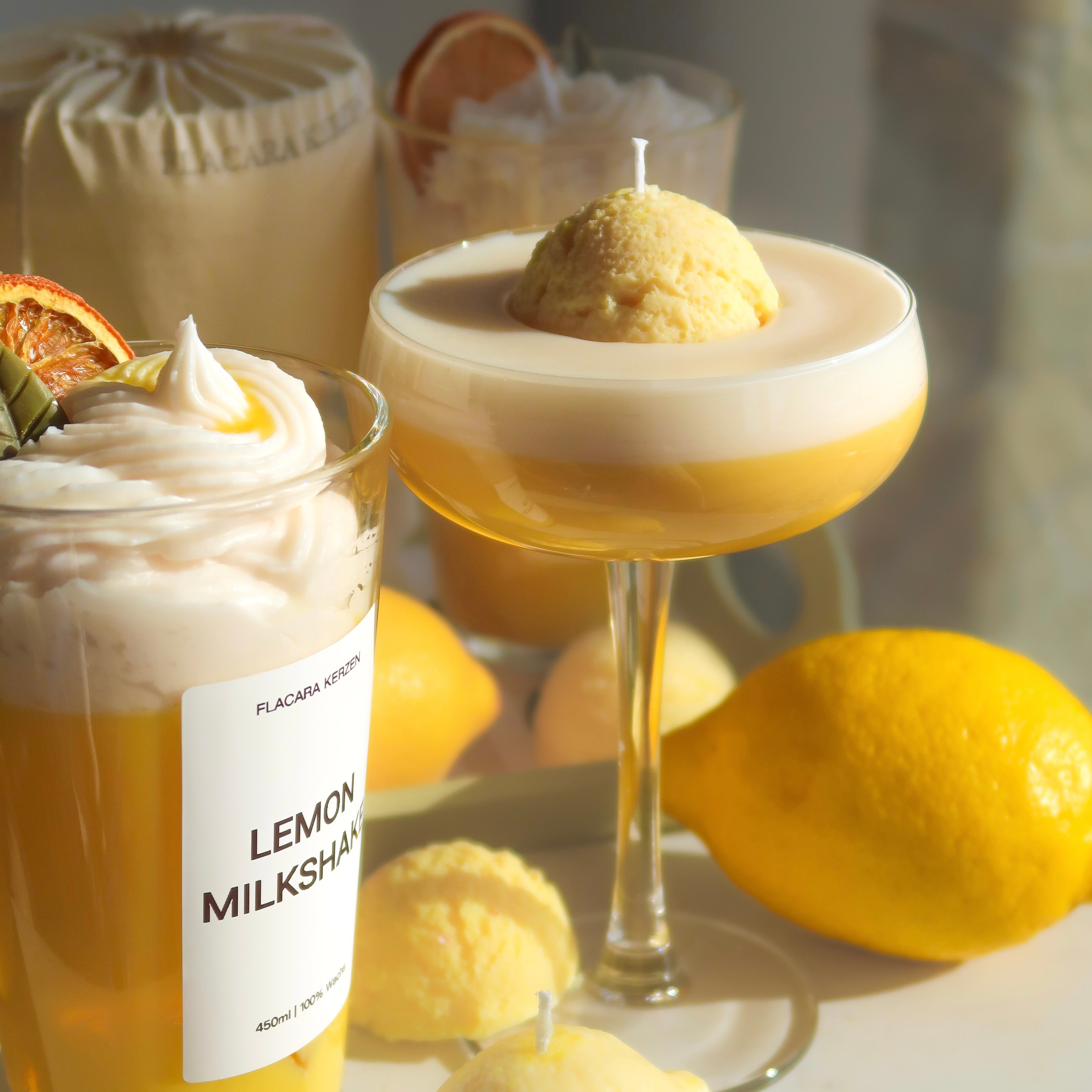 Lemon-Bundle: 3 Duftkerzen