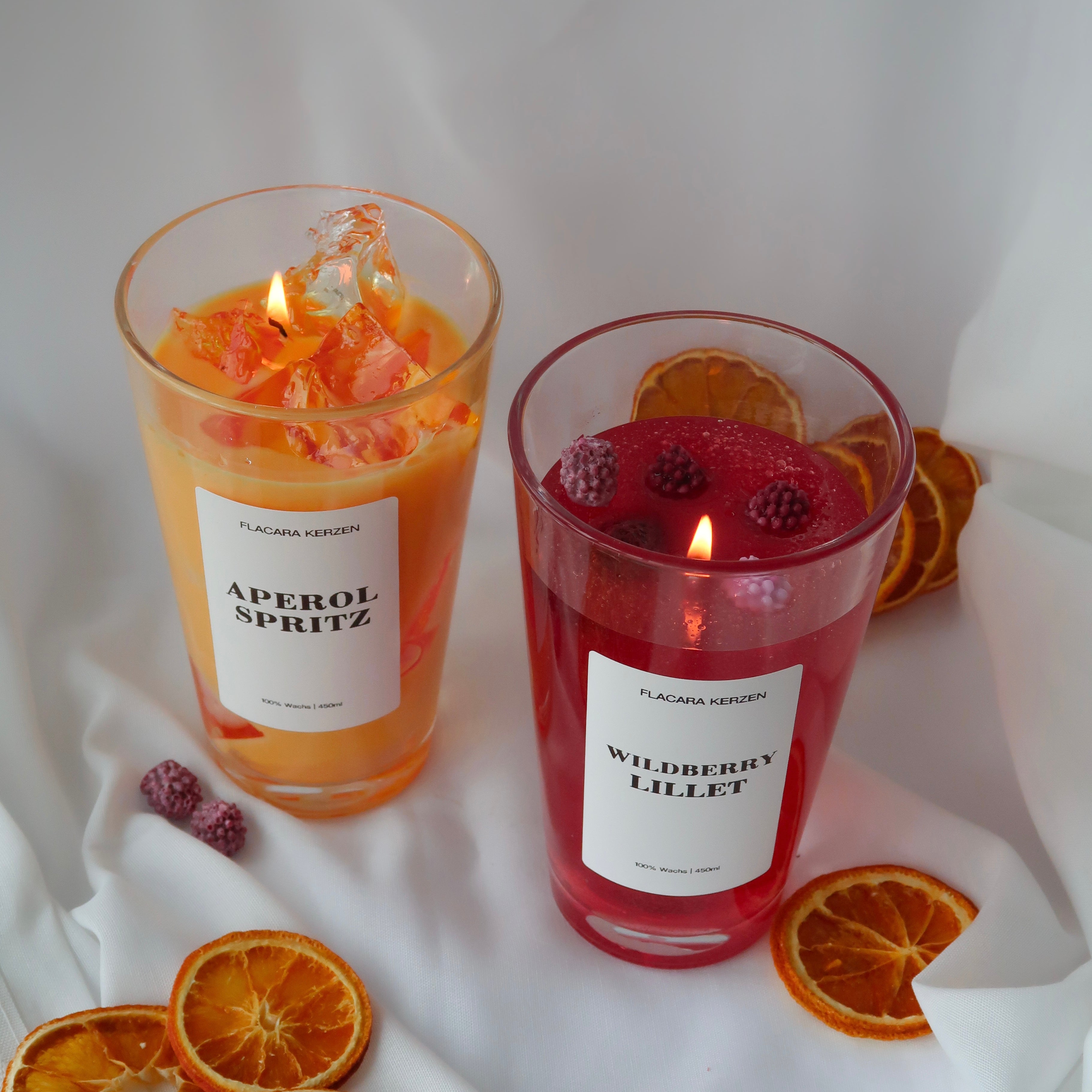 SUMMERSALE: Duo - Aperol & Lillet Kerze